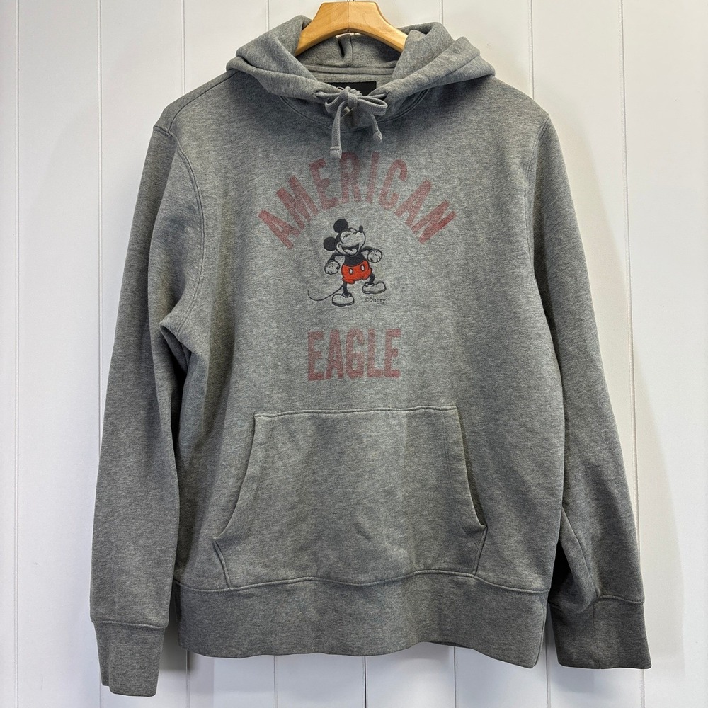 Disney X American Eagle Embroidered Mickey Mouse Hoodie Unisex Size M Streetwear